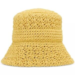 Steve Madden Woven Hat in Sunshine ☀️ Yellow